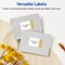 Avery Printable Rectangle Labels, Gold Double-Dipped Edge, 4" x 3-1/3", Matte White Rectangle Labels, Permanent, Laser/Inkjet, 40ct, Great for Product Labels